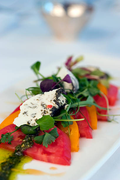 istock Red and Yellow Organic Tomato Salad 184110926