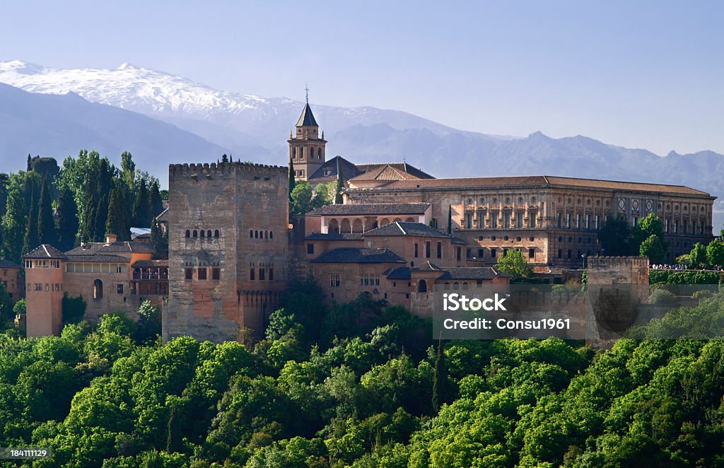 El Alhambra - Foto de stock de Alcazaba de la Alhambra libre de derechos