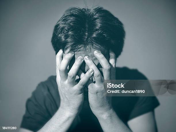 Depression Stock Photo - Download Image Now - 20-24 Years, 20-29 Years, 25-29 Years