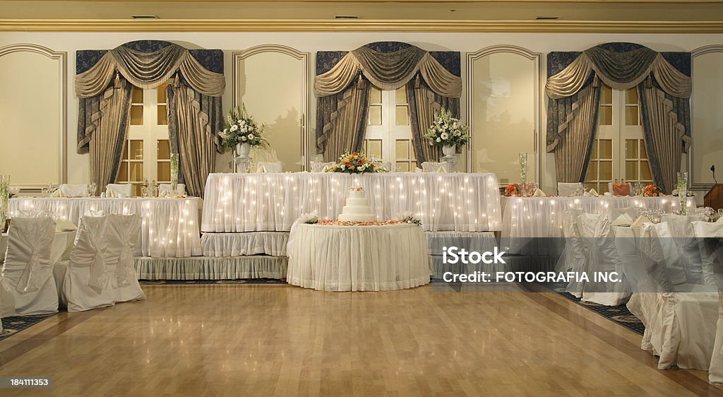 Tradicional Hall para casamentos - Royalty-free Casamento Foto de stock