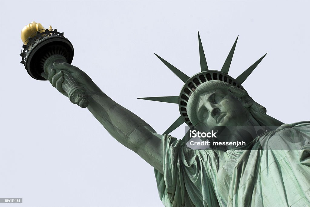 Aislado la Estatua de la libertad - Foto de stock de Estatua de la Libertad libre de derechos