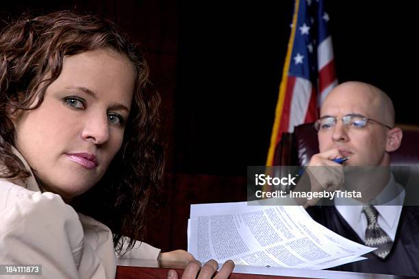 Legal Documents Stock Photo - Download Image Now - Affidavit, Adult, American Flag