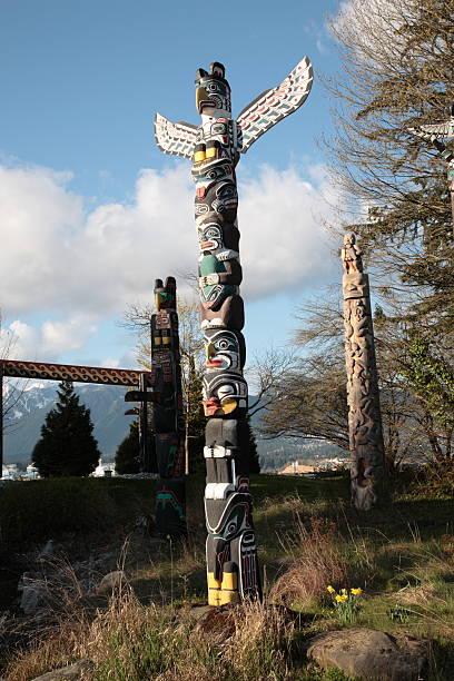 istock Indian Totem Poles at Vancouver Stanley Park 184111970