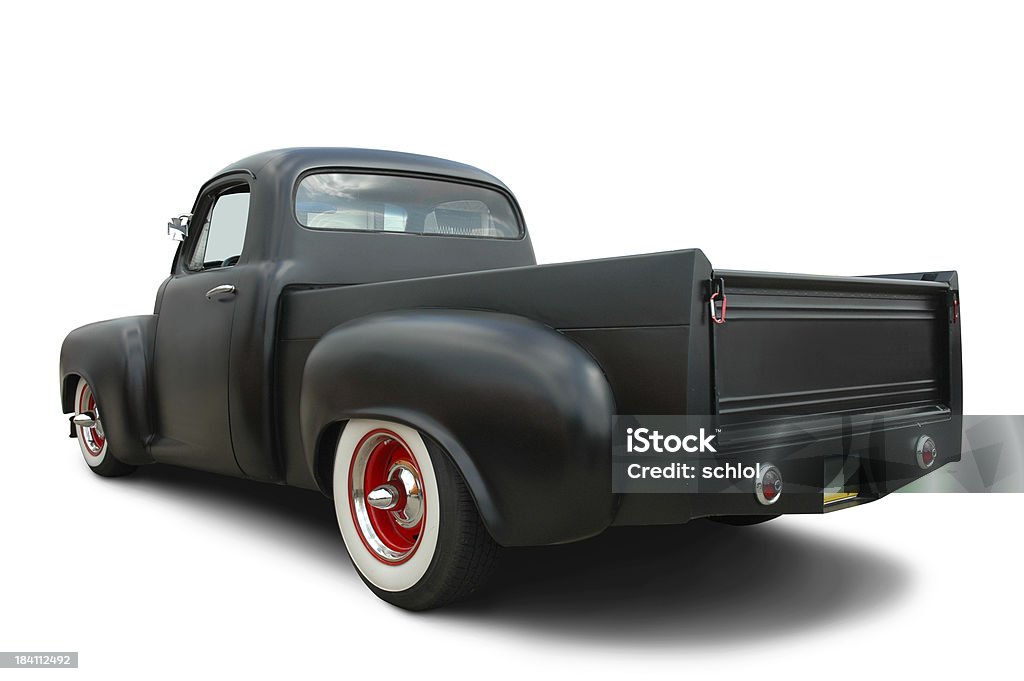 Camião em cetim preto - Royalty-free Pick-up Foto de stock