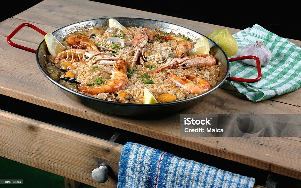 Spagnolo Paella - Foto stock royalty-free di Andalusia