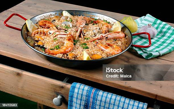 Spagnolo Paella - Fotografie stock e altre immagini di Andalusia - Andalusia, Cibo, Paella