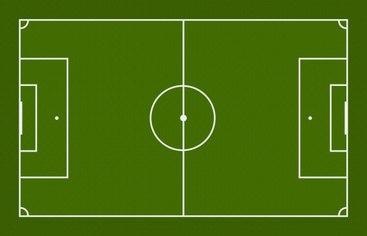 Soccer field top view with real grass. CLICK FOR EXTRA BIG PREVIEW !!!