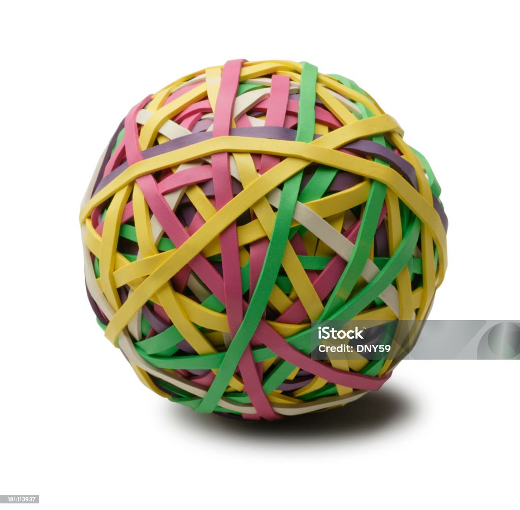 Rubberband de bola - Foto de stock de Artículo de papelería libre de derechos