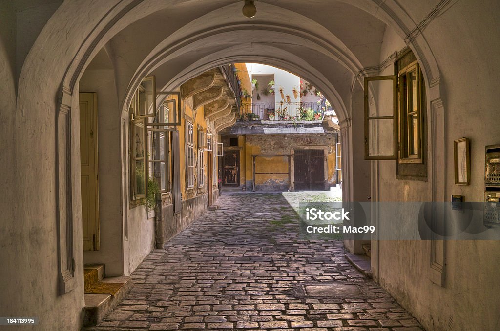 Eingang zum patio - Lizenzfrei Alt Stock-Foto