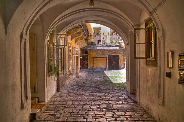 istock Entrance to patio 184113995