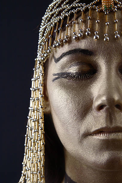 Egyptian Woman With Eyes Closed