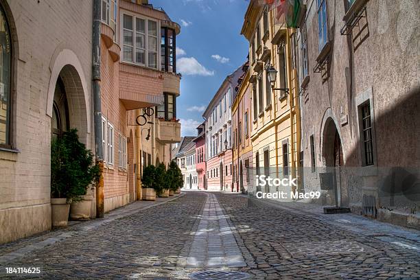 Old Street Stock Photo - Download Image Now - Street, Sopron, Europe