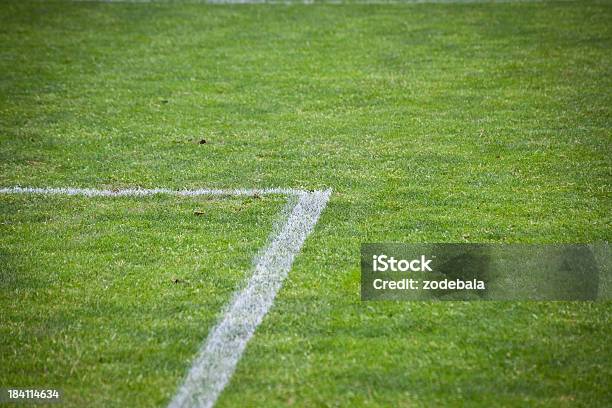 Corner Of Soccer Field Stock Photo - Download Image Now - Abstract, Acute Angle, At The Edge Of