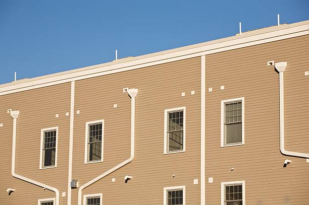 Apartment building stock photo