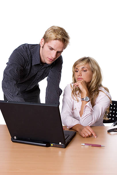 istock Coworkers in office 184115089