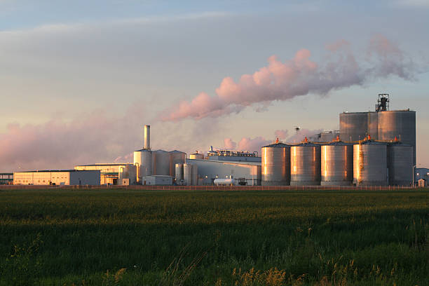Ethanol Plant at Sunrise