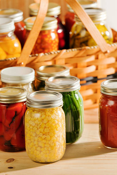 istock Home Canning of Fall Harvest Vegetables for Preservation Vt 184115637