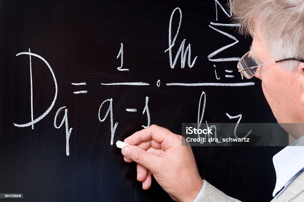 Mathematik professor - Lizenzfrei Algebra Stock-Foto
