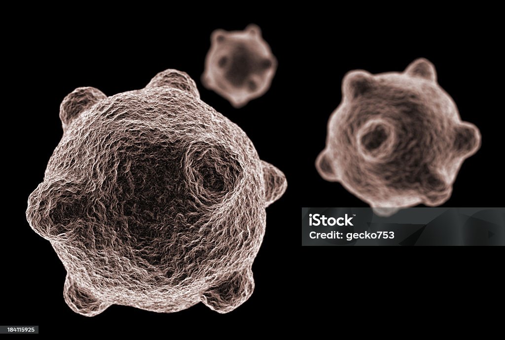 Bacterias - Foto de stock de Microscopio electrónico libre de derechos