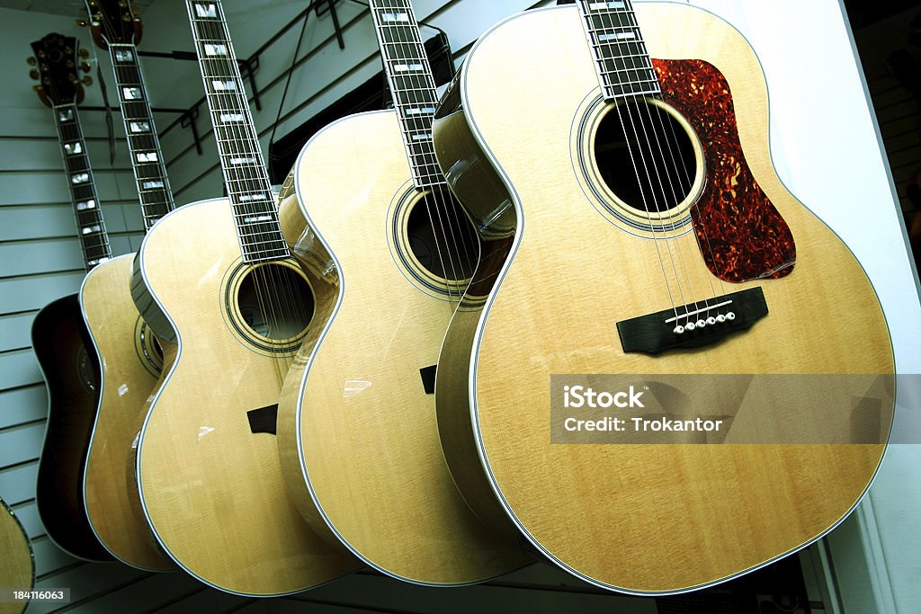 Guitar Anzeige - Lizenzfrei Akustikgitarre Stock-Foto