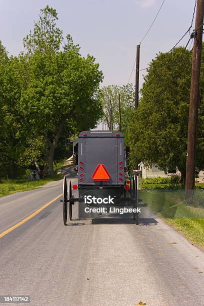 Amish Mercato Wagon - Fotografie stock e altre immagini di Amish - Amish, Carretta, Cavallo - Equino