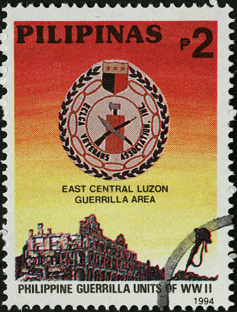 istock Philippines World War II guerrilla units on postage stamp 184117261