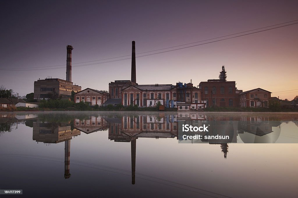 Alten Fabrik geht - Lizenzfrei Klimawandel Stock-Foto