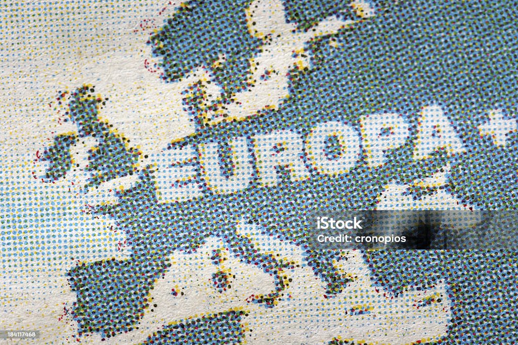 Europa mappa - Foto stock royalty-free di Blu