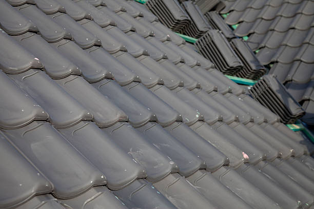 istock Making and repairing a roof. 184117491