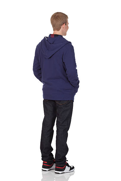 istock Rear view of a man standing 184117695