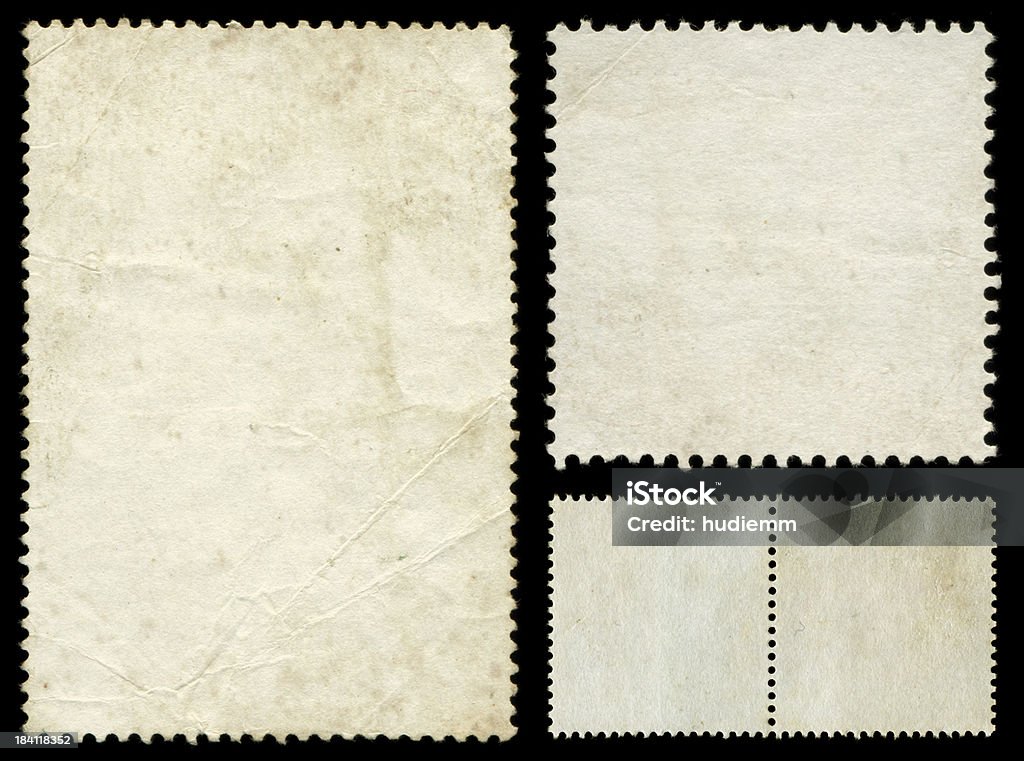 Blank postage stamp textured background isolated ★Lightbox: Textures & Backgrounds Postage Stamp Stock Photo