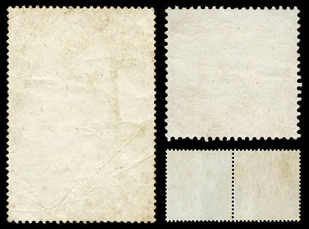 Blank postage stamp textured background isolated ★Lightbox: Textures & Backgrounds postmark photos stock pictures, royalty-free photos & images