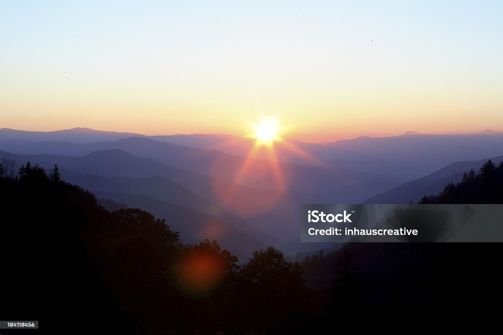 Great Smokey Mountains Appalachia Stock Photo