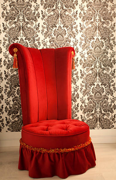 istock Retro Velvet Armchair 184118942