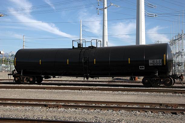 Rail Tank Car stock photo