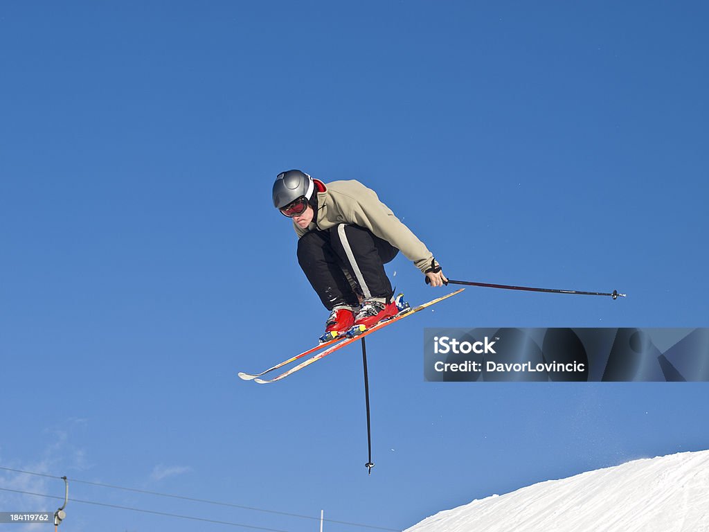 Salto de esqui - Foto de stock de Adulto royalty-free