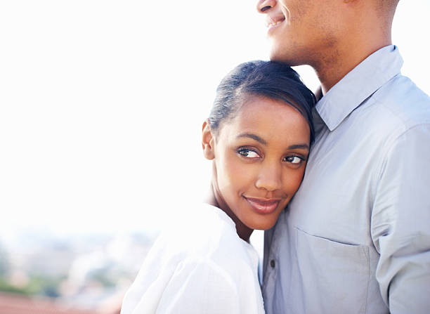 istock Woman embracing her boyfriend 184119834