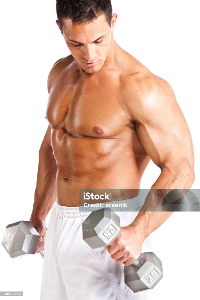 Fitness modelo masculino - Foto de stock de Adulto libre de derechos