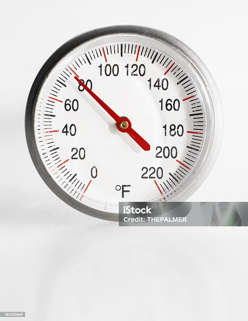 Carne termometro in 80 - Foto stock royalty-free di Termometro