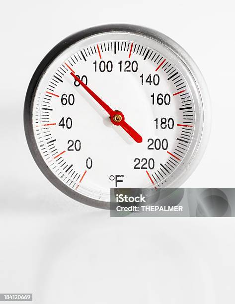 Carne Termometro In 80 - Fotografie stock e altre immagini di Termometro - Termometro, Misuratore, Freddo