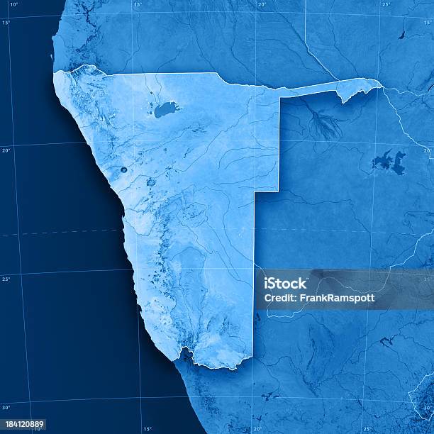 ナンビア Topographic マップ - 3Dのストックフォトや画像を多数ご用意 - 3D, アフリカ, イラストレーション