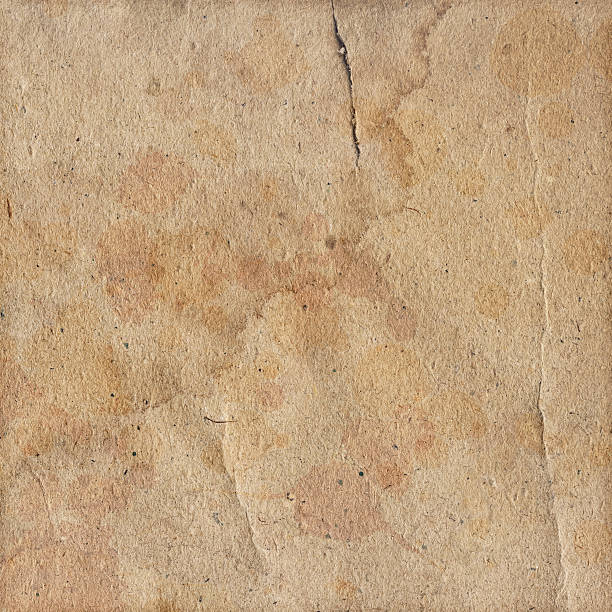 alta resolución, de kraft marrón antiguo de grunge textura de papel reciclado abigarrado - brown paper paper crushed wrinkled fotografías e imágenes de stock