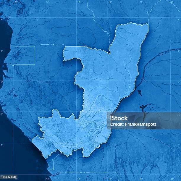 代理人コンゴ Topographic マップ - 3Dのストックフォトや画像を多数ご用意 - 3D, アフリカ, イラストレーション