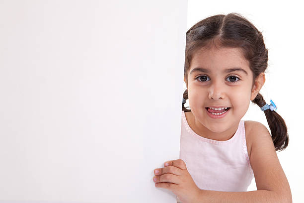 istock Little Girl and Placard 184121668