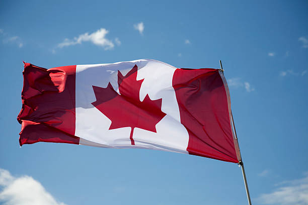 istock Waving Canadian Flag 184121707