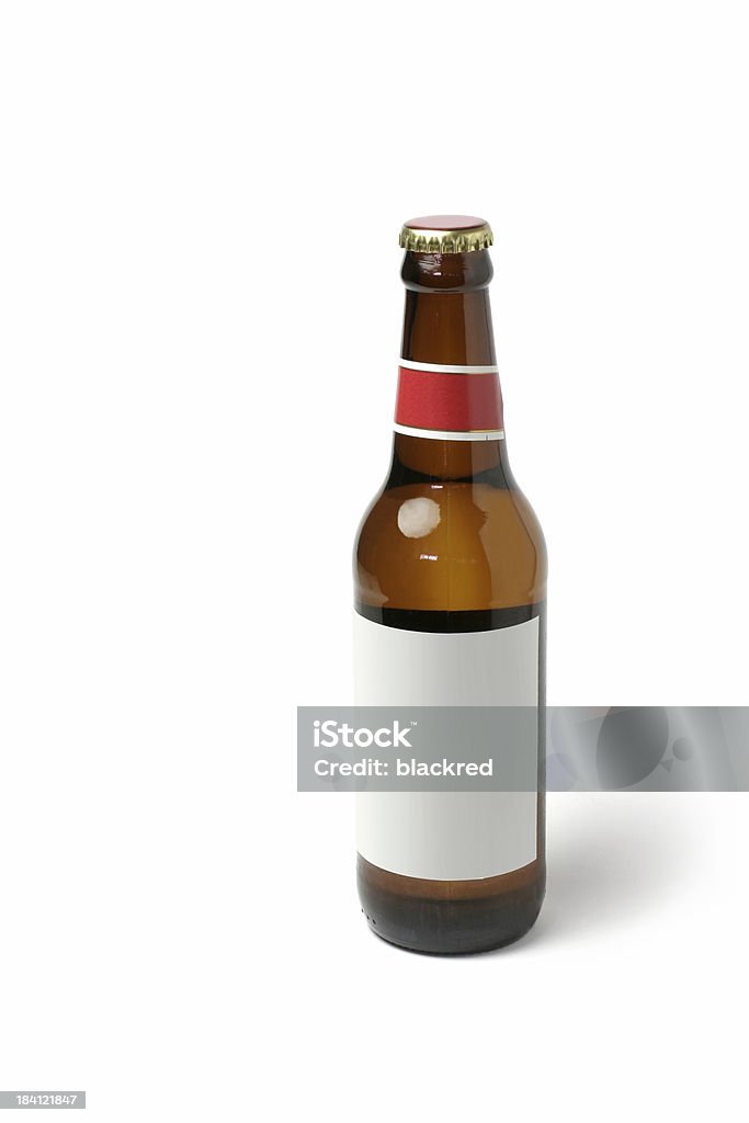 Beer Bottle "Beer bottle with blank label, isolated on white background.Similar images -" Alcohol - Drink Stock Photo