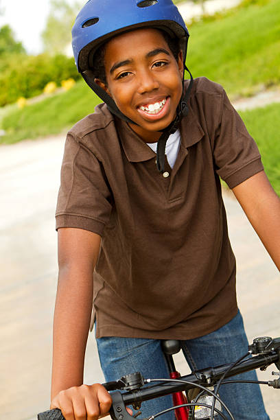 istock Young boy on his bike 184122258