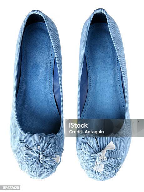 Zapatos Foto de stock y más banco de imágenes de Adulto - Adulto, Azul, Bailarina