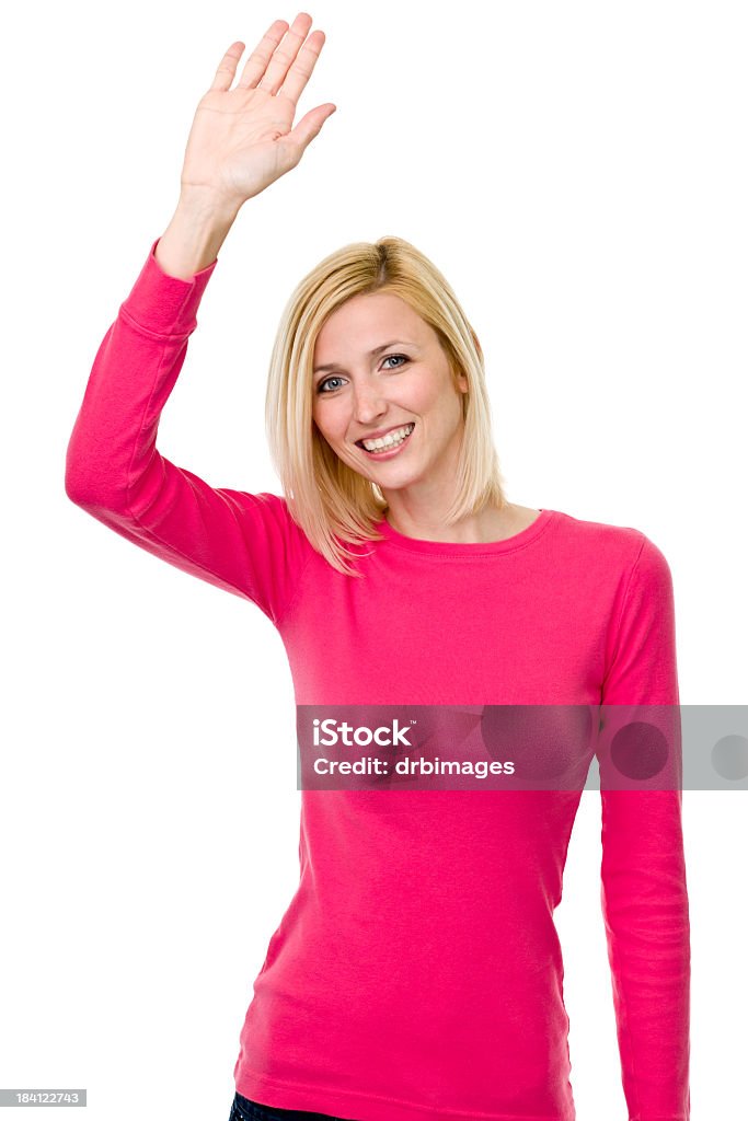 Female Portrait Portrait of a woman on a white background. http://s3.amazonaws.com/drbimages/m/aprhar.jpg 20-24 Years Stock Photo
