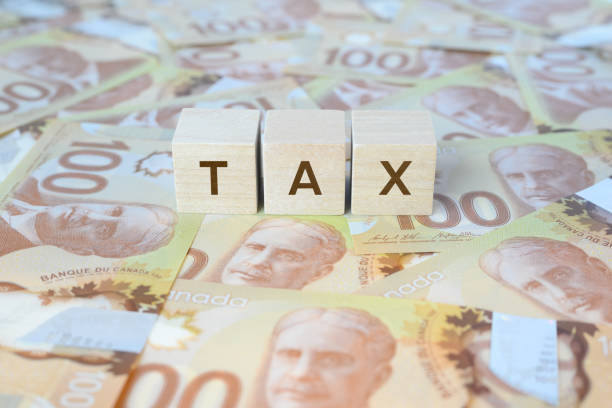 istock Tax on Wood Blocks 1841233252
